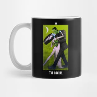 Frankenstein lovers tarot Mug